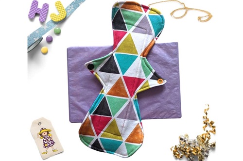 Buy  11 inch Cloth Pad Geo Triangles now using this page